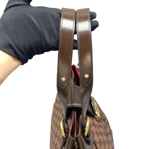 Louis Vuitton Sistina Shoulder Bag GM Damier Ebene Brown