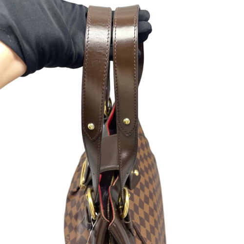 Louis Vuitton Sistina Shoulder Bag GM Damier Ebene Brown
