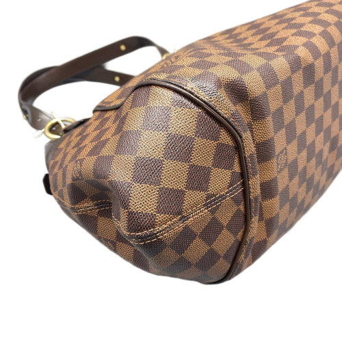 Louis Vuitton Sistina Shoulder Bag GM Damier Ebene Brown