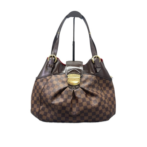 Louis Vuitton Sistina Shoulder Bag GM Damier Ebene Brown