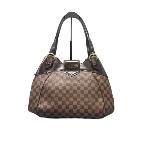 Louis Vuitton Sistina Shoulder Bag GM Damier Ebene Brown