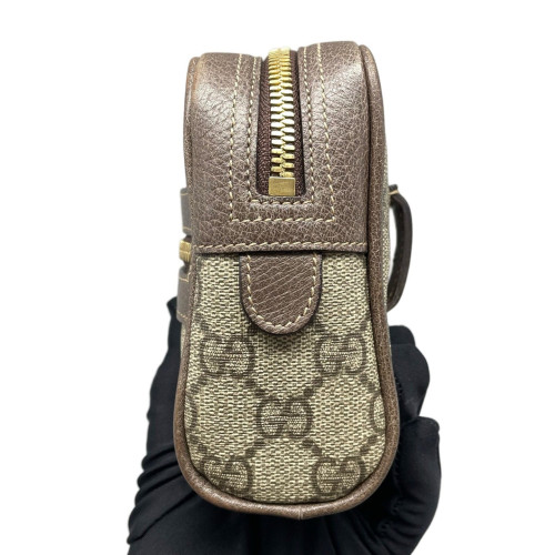 Gucci Web Small Ophidia Belt Bag GG Monogram Beige Ebony