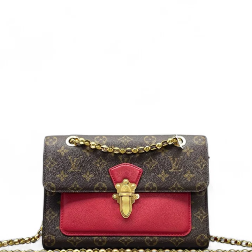 Louis Vuitton Victoire Monogram Red Brown