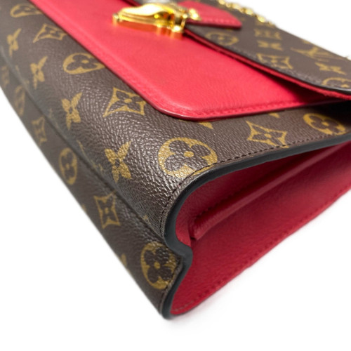 Louis Vuitton Victoire Monogram Red Brown