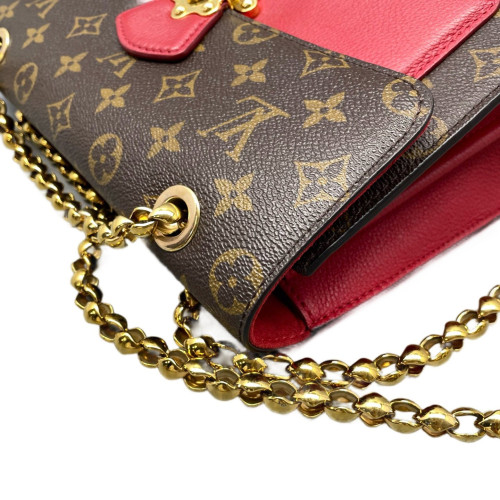 Louis Vuitton Victoire Monogram Red Brown