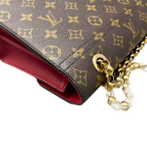 Louis Vuitton Victoire Monogram Red Brown