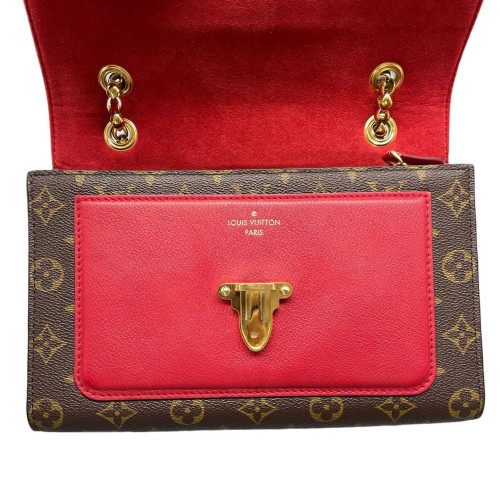 Louis Vuitton Victoire Monogram Red Brown