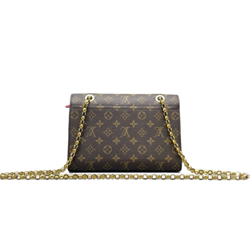 Louis Vuitton Victoire Monogram Red Brown