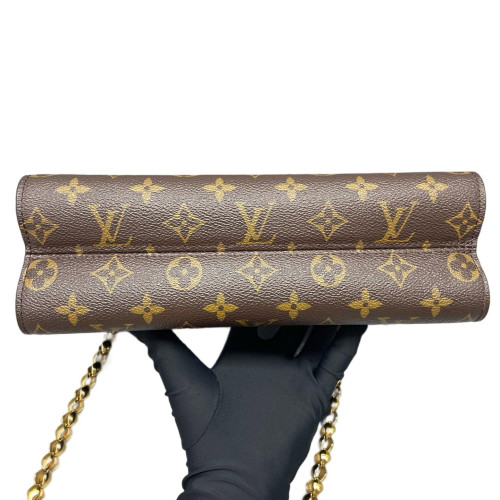Louis Vuitton Victoire Monogram Red Brown