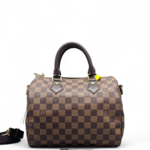 Louis Vuitton Speedy Bandouliere 25 Damier Ebene Brown