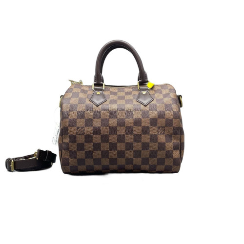 Louis Vuitton Speedy Bandouliere 25 Damier Ebene Brown
