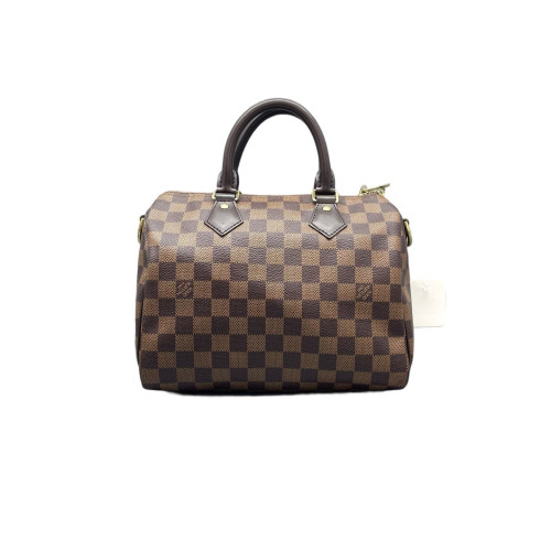 Louis Vuitton Speedy Bandouliere 25 Damier Ebene Brown