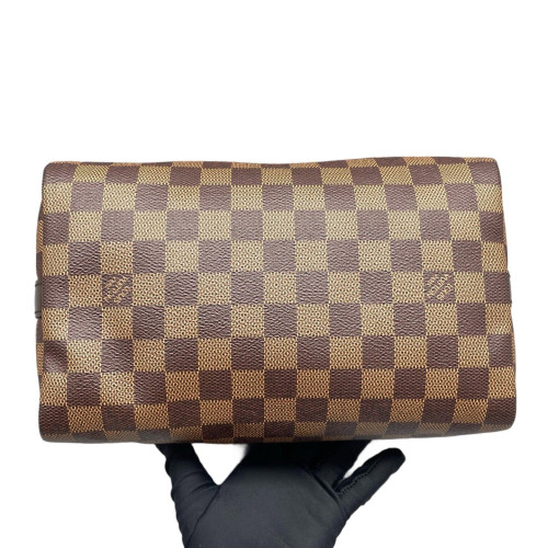 Louis Vuitton Speedy Bandouliere 25 Damier Ebene Brown