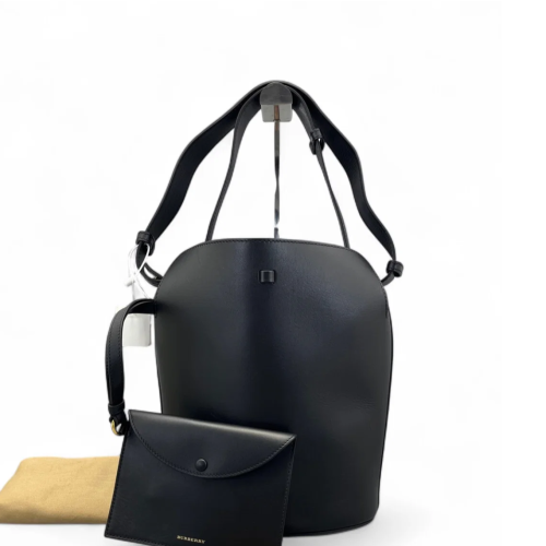 Burberry Bucket Smooth Calfskin Black