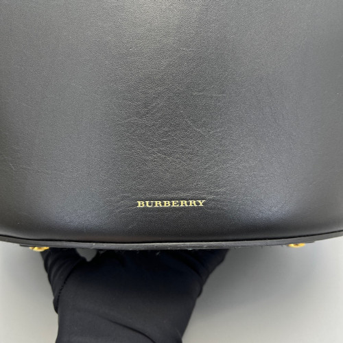 Burberry Bucket Smooth Calfskin Black