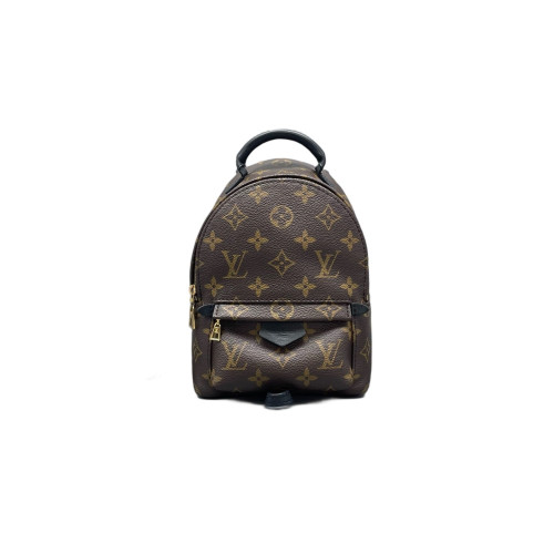 Louis Vuitton Palm Springs Backpack Mini Monogram Brown Black