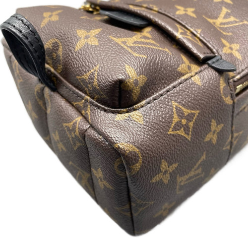 Louis Vuitton Palm Springs Backpack Mini Monogram Brown Black
