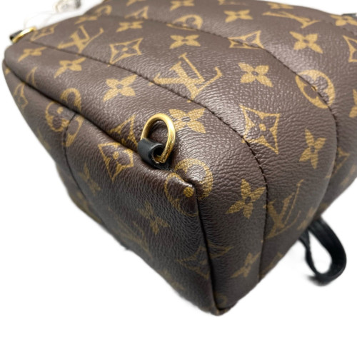 Louis Vuitton Palm Springs Backpack Mini Monogram Brown Black