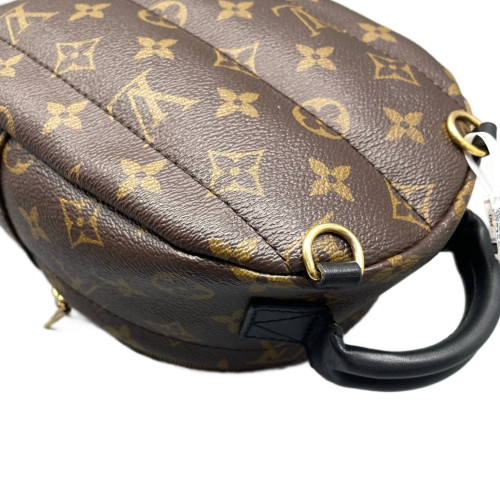 Louis Vuitton Palm Springs Backpack Mini Monogram Brown Black