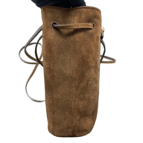 Miu Miu Bucket Suede Brown Miu Miu Bucket Suede Brown