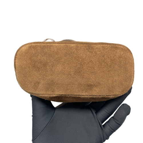 Miu Miu Bucket Suede Brown Miu Miu Bucket Suede Brown