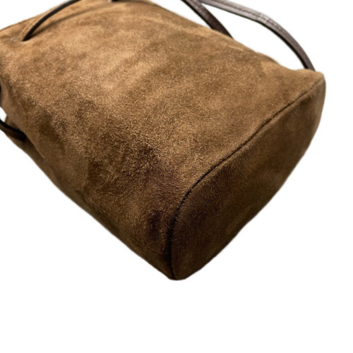 Miu Miu Bucket Suede Brown Miu Miu Bucket Suede Brown