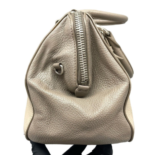 Miu Miu Two-Way Bag Grained Calfskin Grey