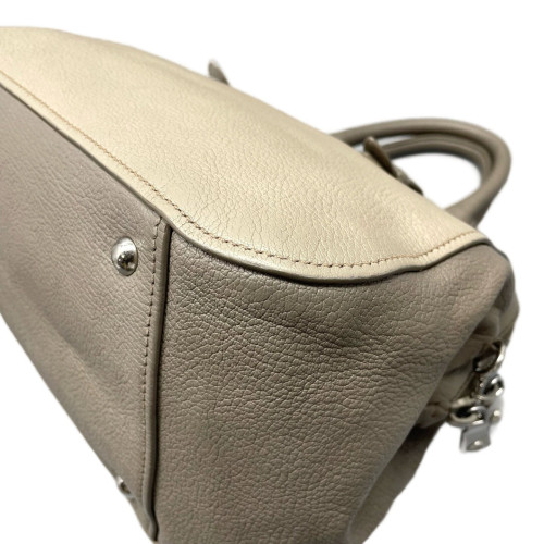 Miu Miu Two-Way Bag Grained Calfskin Grey