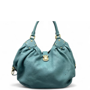 Louis Vuitton Mahina L Calfskin Green