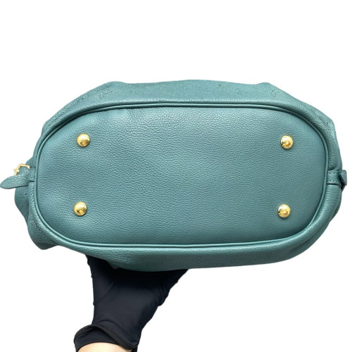 Louis Vuitton Mahina L Calfskin Green