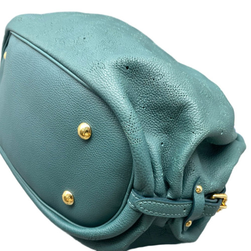 Louis Vuitton Mahina L Calfskin Green