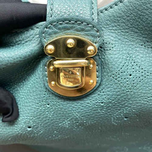 Louis Vuitton Mahina L Calfskin Green