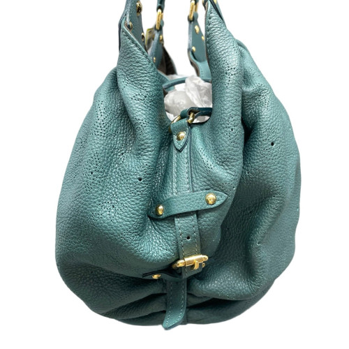 Louis Vuitton Mahina L Calfskin Green