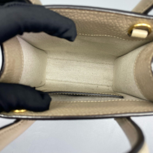 Gucci Mini Interlocking G Tote GG Supreme Monogram Beige Gucci Mini Interlocking G Tote GG Supreme Monogram Beige