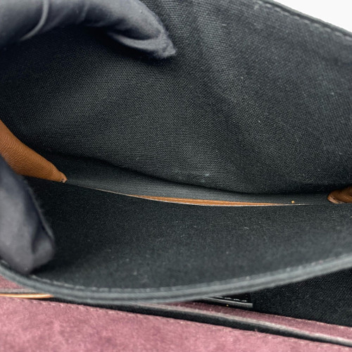 Burberry Small Macken Crossbody Bag House Check Calfskin Brown