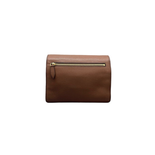 Burberry Small Macken Crossbody Bag House Check Calfskin Brown