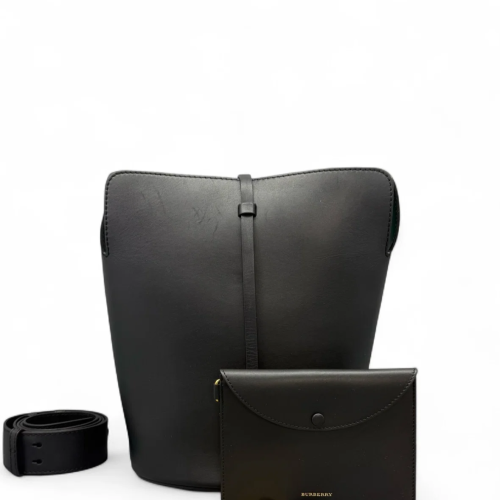 Burberry Bucket Smooth Calfskin Black