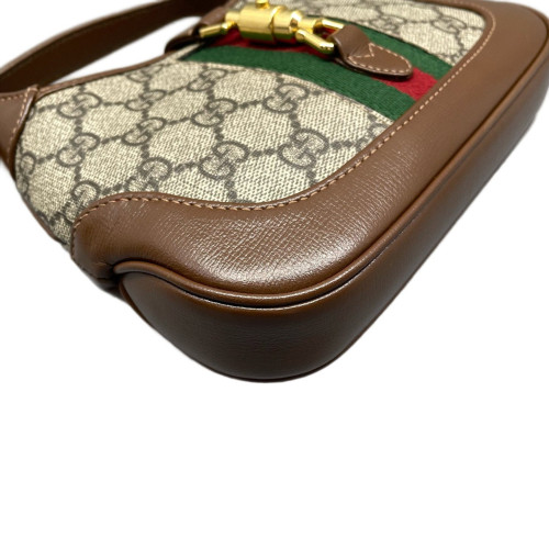 Gucci Web Mini Jackie 1961 Hobo Guccissima Camel Beige Gucci Web Mini Jackie 1961 Hobo Guccissima Camel Beige