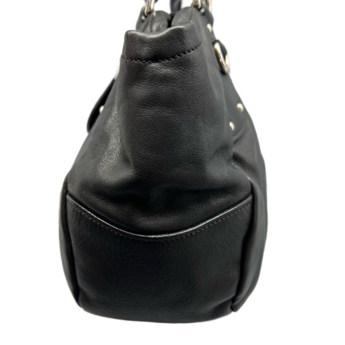 Prada Shoulder Bag Calfskin Black