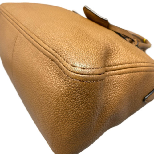 Prada Handbag Vitello Phenix Brown