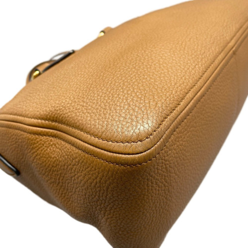 Prada Handbag Vitello Phenix Brown