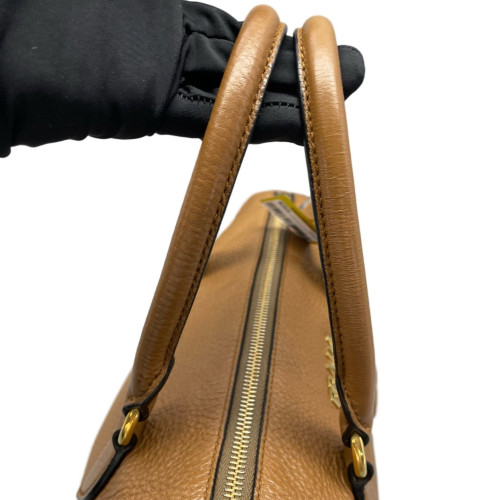 Prada Handbag Vitello Phenix Brown