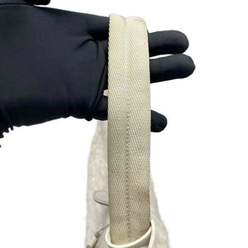 Prada Hobo Shearling White Prada Hobo Shearling White