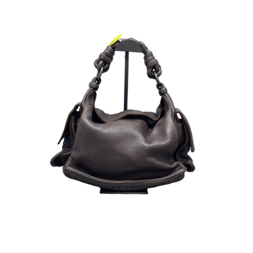Bottega Veneta Intrecciato Hobo Cervo Dark Brown