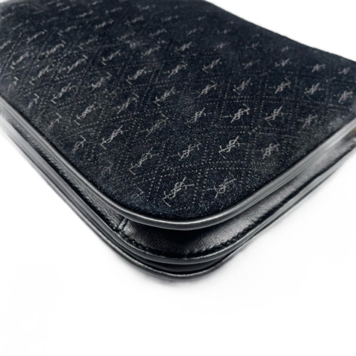 Yves Saint Laurent Crossbody Bag Velvet Black