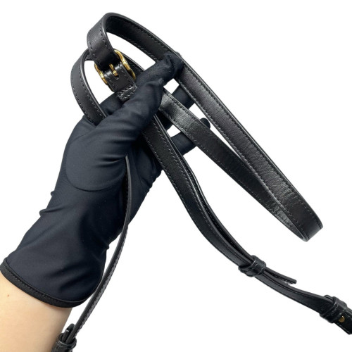 Yves Saint Laurent Crossbody Bag Velvet Black