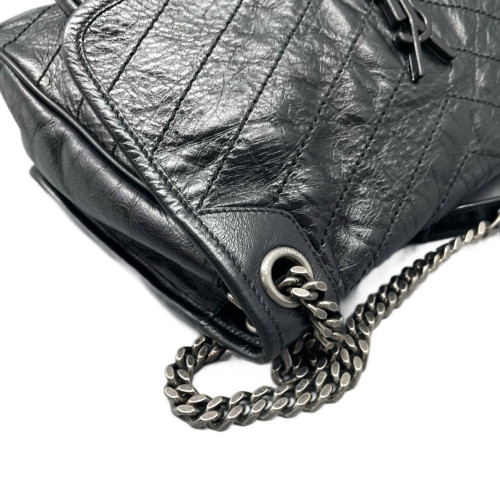 Yves Saint Laurent Medium Niki Chain Calfskin Black