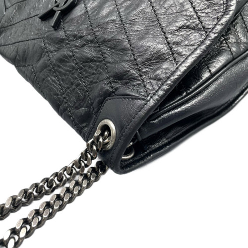 Yves Saint Laurent Medium Niki Chain Calfskin Black
