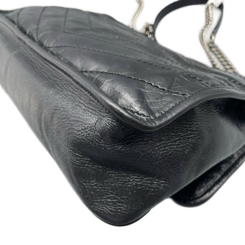 Yves Saint Laurent Medium Niki Chain Calfskin Black