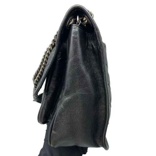 Yves Saint Laurent Medium Niki Chain Calfskin Black